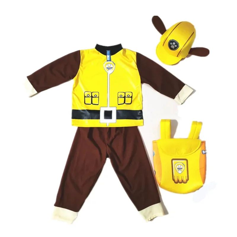 Anime Dog Patrol Kids Cosplay Costume Marshall Chase Skye Zuma Rubble Children Tops Pants Patrol Uniform Halloween Costume