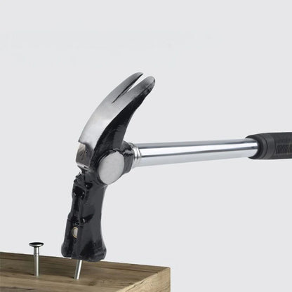 Martelo de Garra Integrado 1 unidade, Martelo de Mão Profissional para Carpintaria e Marcenaria Doméstica, Martelo de Unhas, H Multifuncional Antiderrapante