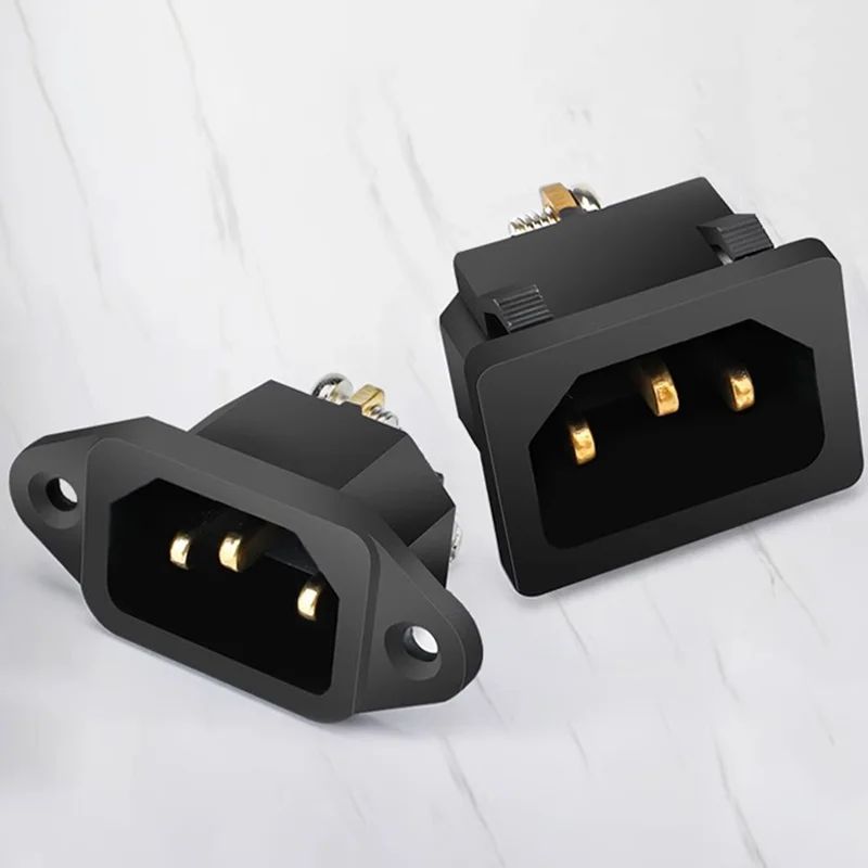 IEC 320 C13 C14 AC Inlet Power Plug Socket 250V 10A Fuse Red Lamp Rocker Switch Rewirable 3Pin Electrical Male Female Connector