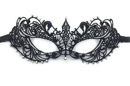 Gold and Silver Lace and Diamond Mask Eye Mask Masquerade Adult Male and Female Party Mask Sensual Women's Half Face