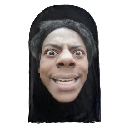 New 3D Printed Kanye Mask  Elastic Mesh Full Face Mask For Men Women Cosplay Headwear Novelty Supplies Party Cosplay Masked hat