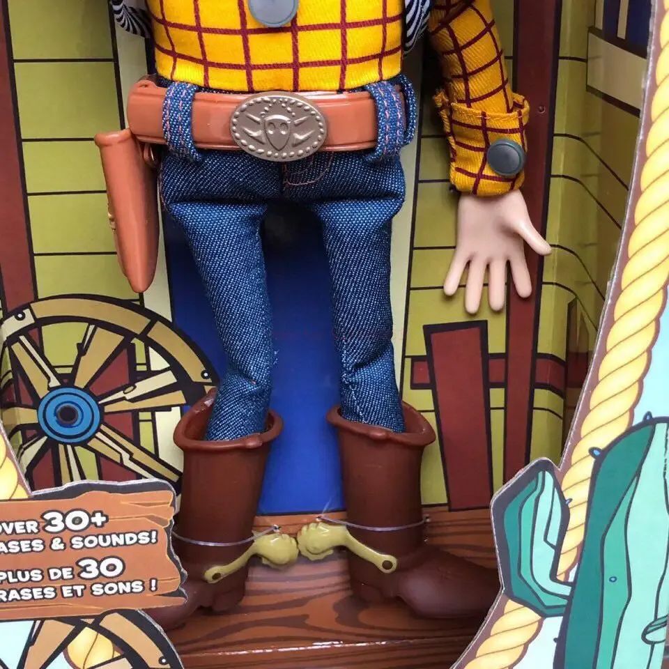 Anime Disney Toy Story 4 Falante Woody Buzz Jessie Rex Figuras de Ação Decoração de Anime Coleção de Brinquedos Colecionáveis Modelo para Presentes