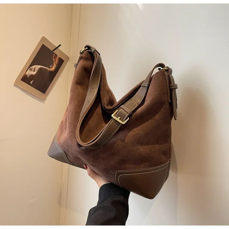 Shoulder Bags Trendy Women's Soft PU Shoulder Bags Solid Color Ladies Casual Style Spring Handbag Big Handbags Crossbody Bags