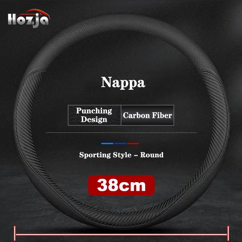 38CM 40CM 42cm 45cm 47cm Car Truck Extra Large Artificial Leather Steering Wheel Braid Cover Universal Auto Interior Accessories