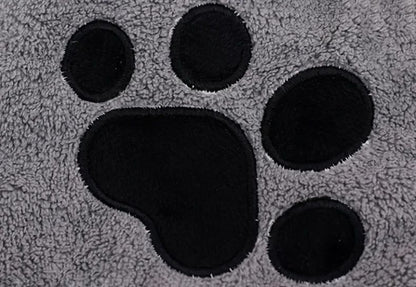 Luvas de Banho de Secagem Rápida para Cães Luvas de Higiene para Pets Multicores Macias com Estampa de Patinha para Cães e Gatos, Essenciais para Banho e Secagem