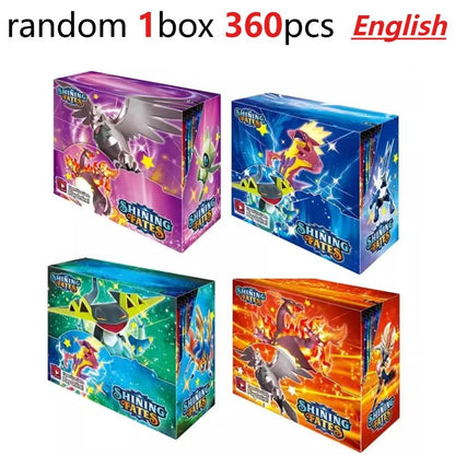 Divertido 360 Cartas Pokémon TCG Escarlate e Violeta Evoluções Prismáticas 151 Prism 36 Pacotes Caixa de Booster Pokémon Carta Colecionável