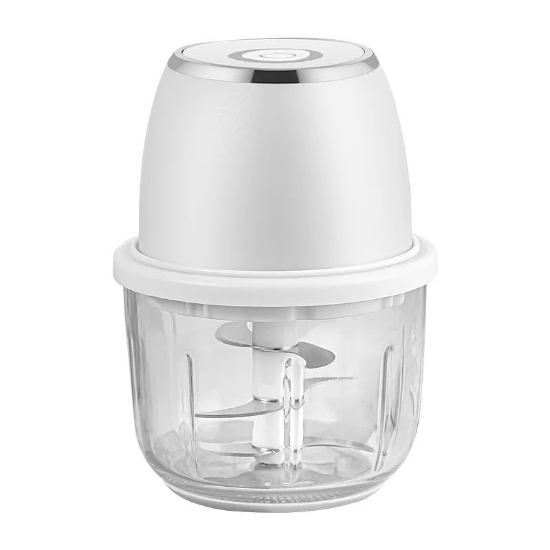 Mini Processador de Alimentos Elétrico TINSOL 350ML, Picador de Carne, Amassador de Alho, USB, Multifuncional, Fatiador de Vegetais, Liquidificador, Misturador de Cozinha
