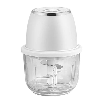 Mini Processador de Alimentos Elétrico TINSOL 350ML, Picador de Carne, Amassador de Alho, USB, Multifuncional, Fatiador de Vegetais, Liquidificador, Misturador de Cozinha