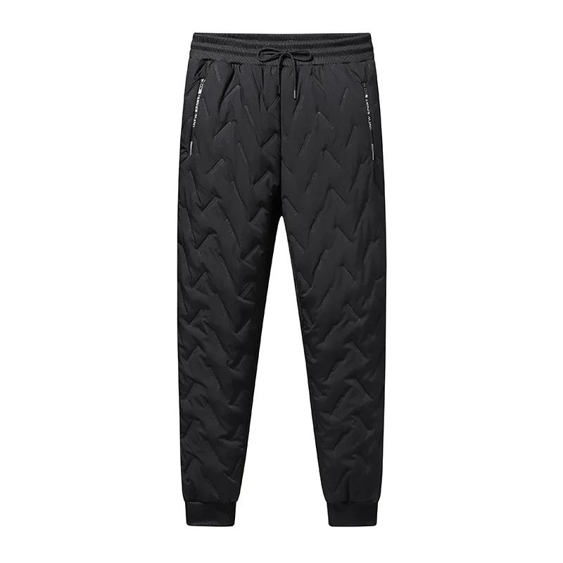 Animal Game Winter Sweatpants Men Plush Thick Fleece Casual Pants Lambswool Thermal Trousers Waterproof Windproof Warm Pants