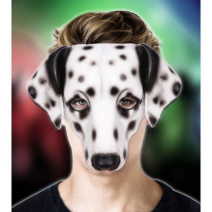 PU Foam 3D Realistic Animal Cow Head Mask Carnival Easter Party Performance Prop Half Face  Halloween Mask Cosplay Mask