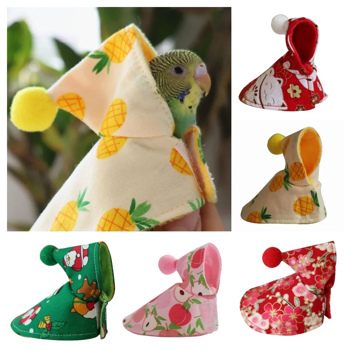 Roupas Lindas para Pássaros, Capa Colorida, Vista e Proteja Seus Papagaios de Estimação, Roupa Confortável para Pássaros, Traje para Pássaros, Roupa para Periquitos