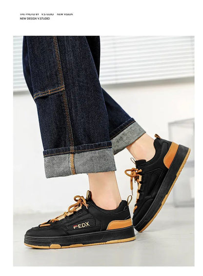 Bread Shoes for Men Trendy Board Shoes Niche Design Breathable Retro Chunky Sneakers Luxury Designer Male Casual Vulcanize Shoe
