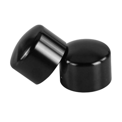 2 peças Tampa do Eixo Dianteiro da Motocicleta Porca Capa Parafuso Preto/Cromado Para Harley Touring Softail Breakout Dyna Street Bob V-Rod Sportster