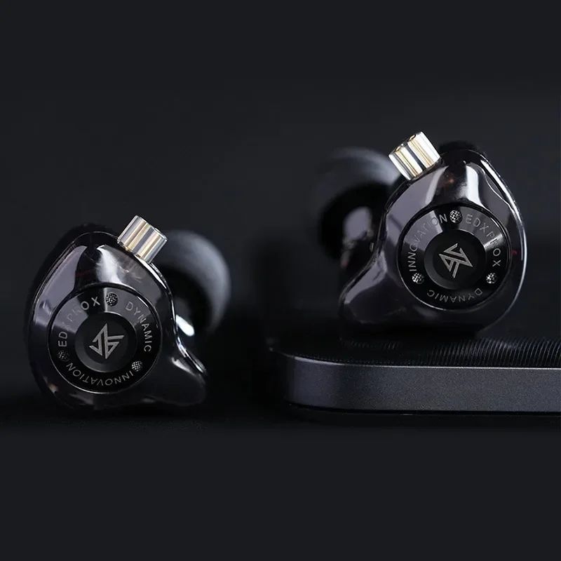 Fone de ouvido dinâmico KZ EDX PRO X HIFI Bass Earbud Esporte Música Cancelamento de Ruído Headsets Cabo 2 pinos KZ ZSTX ZSN PRO X EDC EDA ZVX