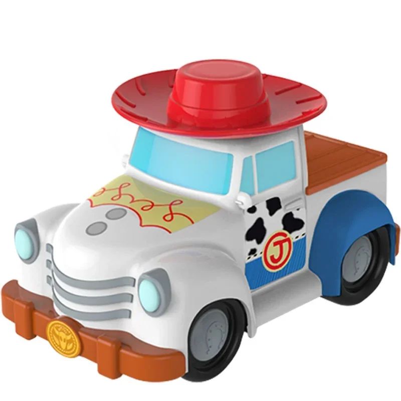 13cm Disney Pixar Toy Story Inercial Woody Buzz Carro de Fricção Boneco de Simulação Brinquedos para Desenvolvimento do Interesse Infantil