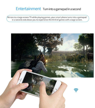 Wireless Screen Mirroring Share HDMI Video Receiver TV Stick Display Dongle Adapter for Iphone 11 12 15 16 Android Phone To TV