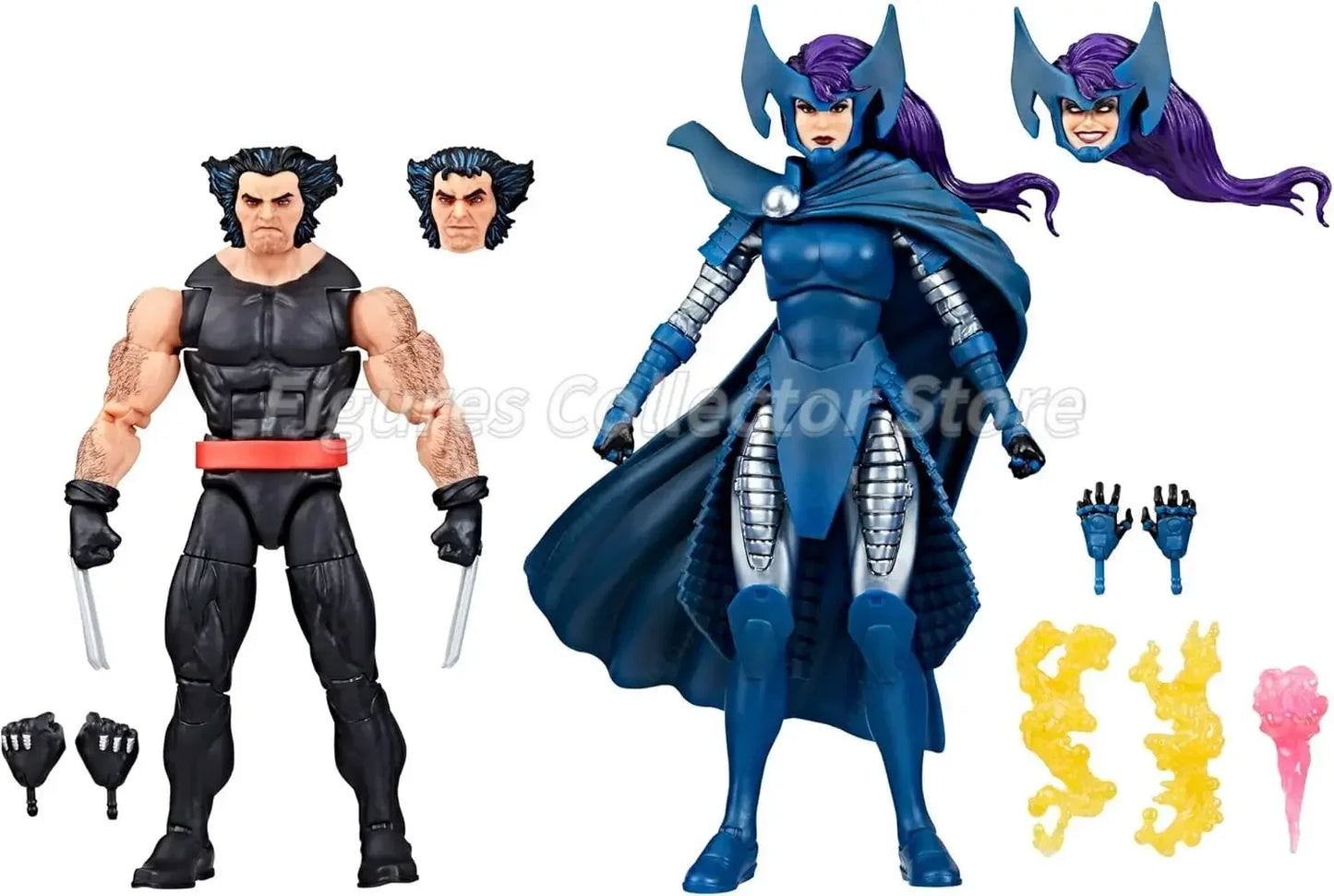 In Stock Marvel Legends Series Wolverine and Psylocke 50th Anniversary Comics Collectible 6-Inch 2-Pack Action Figure Model Toy
