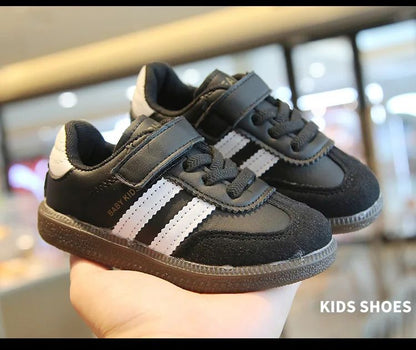 Children's Sneakers Boy Spring Autumn Causal Kid Running Walking Shoes Fashion Versatile Girls Tennis Shoes Soft Soled Hook Loop