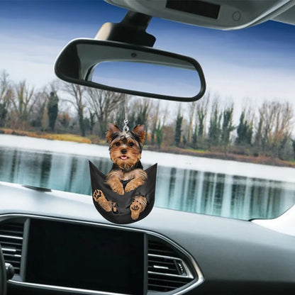 Car Pendant Practical Interior Cute Mini Puppy Pendant Anime Puppy Practical Car Ornament Toy Gift Hanging Decoration Accessory