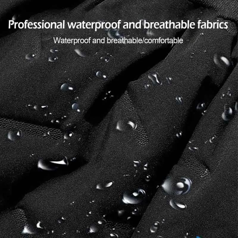 2025 Men's Winter Sweatpants Plush Thick Fleece Lambswool Thermal Casual Waterproof Windproof Warm  Trousers