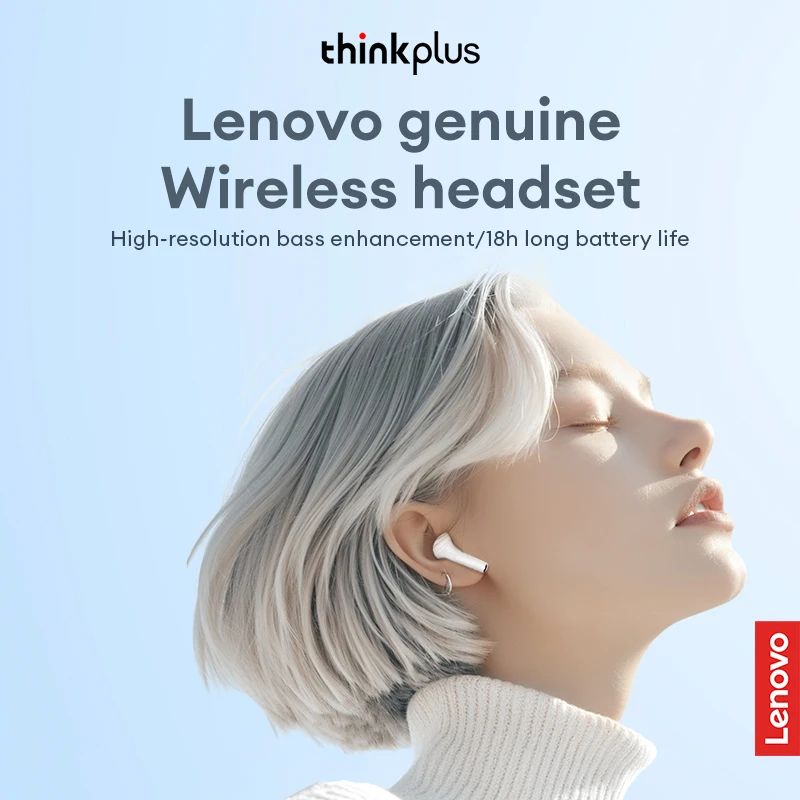 Lenovo LP5 TWS Bluetooth Earphone 9D Stereo HiFi Sports Waterproof Wireless Earbuds for iPhone 13 Xiaomi Bluetooth Headphones