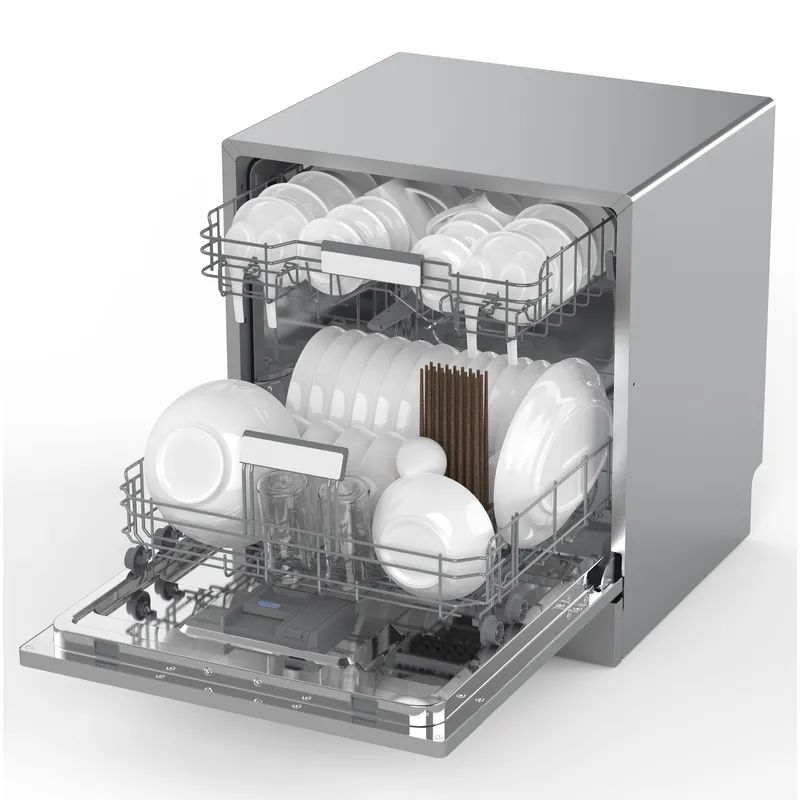 For Built-in Desktop Dishwasher Kitchen Mini Smart Automatic Dish Washer Compact Countertop Dishwashing Machine for