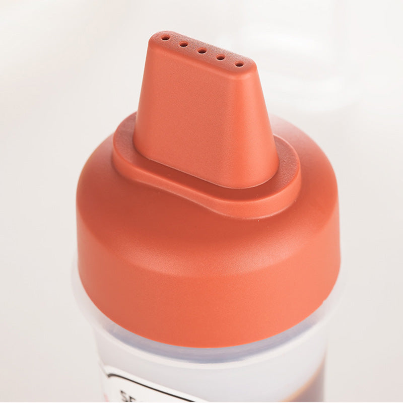 Frasco Espremedor Poroso para Molhos 350ML Garrafa para Molho de Tomate Mel Salada Recipiente Dispensador de Condimentos de Cozinha para Ketchup Molhos BBQ Óleo