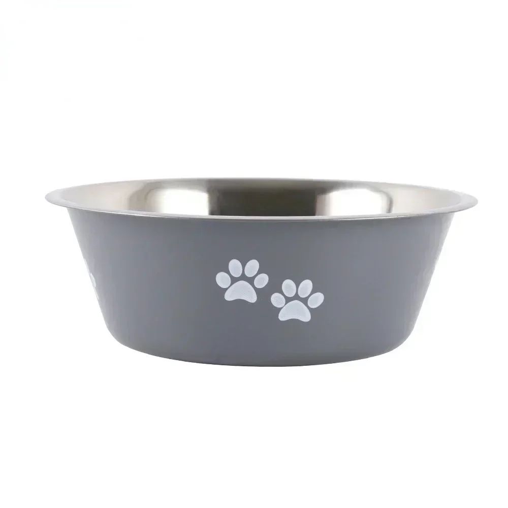 Tigelas Fofas para Cães Médios e Grandes Tigelas de Alimentação Tigelas de Água Aço Inoxidável Tigela Pequena para Ração de Cães Comedouros Elevados para Animais de Estimação