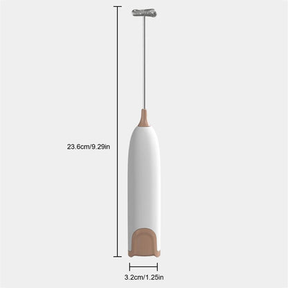 Batedor de Leite Elétrico Portátil Automático para Ovos Batedor de Café Cappuccino Batedor de Creme Espumador Misturador de Cozinha Agitador