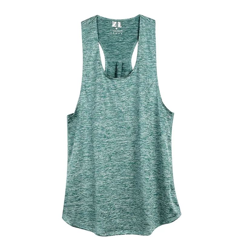 Sleeveless Racerback Yoga Tank Top,Women's Quick Dry Running Training Sports Vest Fitness Gym Top Workout Yoga Shirts