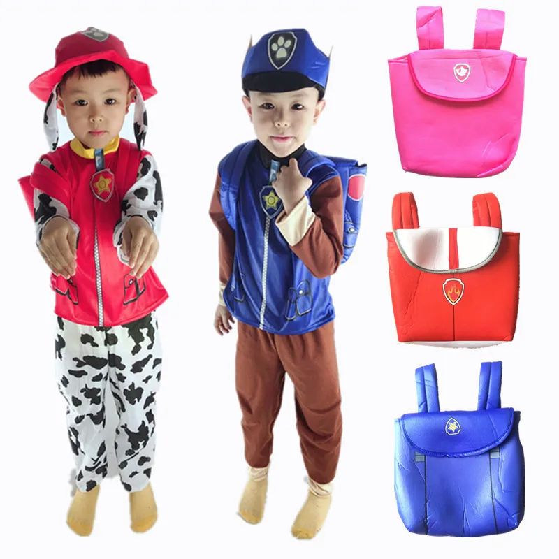 Anime Dog Patrol Kids Cosplay Costume Marshall Chase Skye Zuma Rubble Children Tops Pants Patrol Uniform Halloween Costume