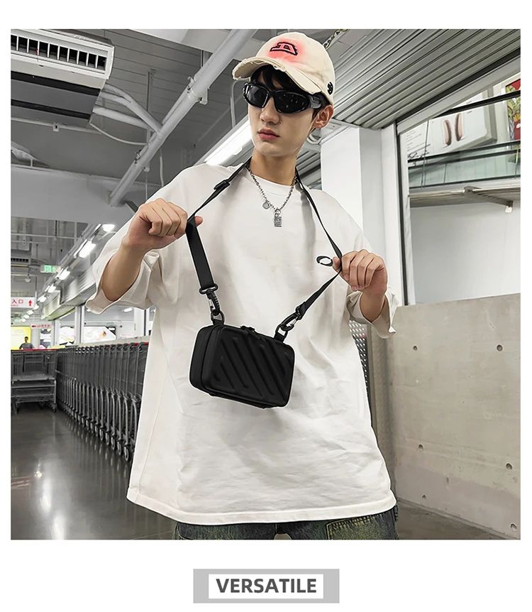 2025 New Men's Bag Fashion Trend Shoulder Bag High Quality Design Crossbody Bag PU Light Luxury Handbags ????? HOT SALE