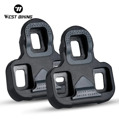 WEST BIKING Bicycle Locking Blade MTB Bicycle Self-locking Pedal Cleats Ultra Lightweight Road Bike Pedals Locking Cleat Plate