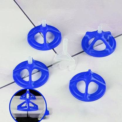 50-600 Peças Clipes de Nivelamento de Azulejo de Cerâmica com Espaçadores em Espiral no Topo Cintas de Cunha para Colocação de Azulejos Fixação de Parede e Chão Ferramenta de Construção