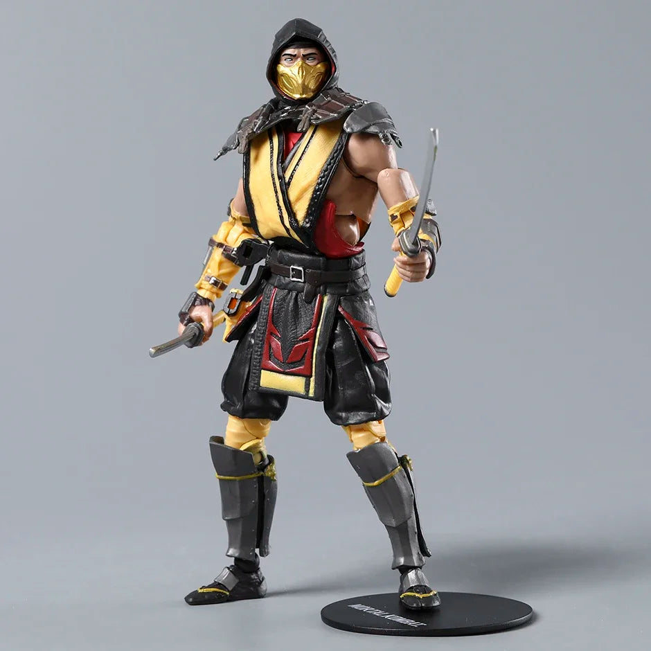 Sub-Zero Scorpion Mortal Kombat Decorations Action Figure Collection Toy Gift