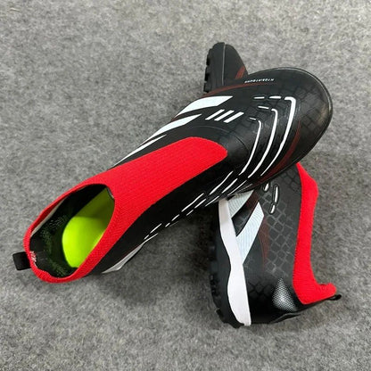 Original TF/FG Men Soccer Shoes Society Futsal Low Cut Indoor Football Field Boots Ultralight Cleats Professional Football Shoes