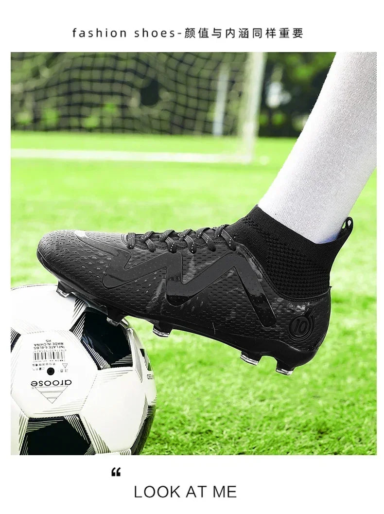New Soccer Cleats for Men Professional Soccer Shoes Society Grass Training Original Football Boots Cleats Indoor Fast Sneakers