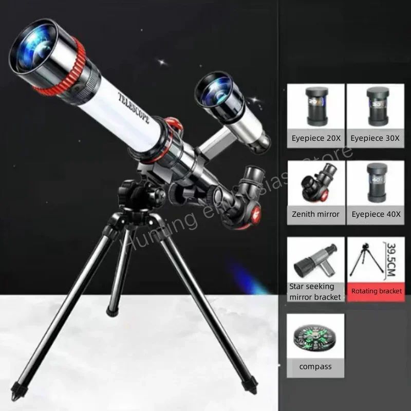 Potente Telescópio Astronômico Monocular Profissional de Alta Definição com Função de Observação Planetária de Alta Definição
