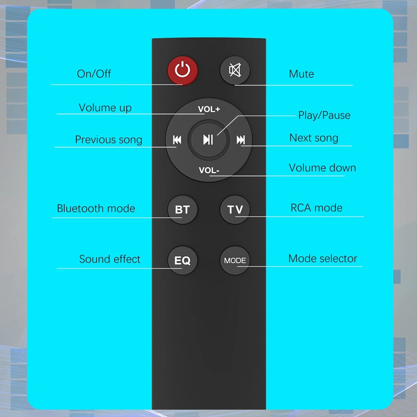 Echo Wall Portable Bluetooth Speaker 3D Stereo Surround Desktop Home TV Computer Outdoor Ultra Power Sound Projector Subwoofer