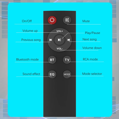 Echo Wall Portable Bluetooth Speaker 3D Stereo Surround Desktop Home TV Computer Outdoor Ultra Power Sound Projector Subwoofer