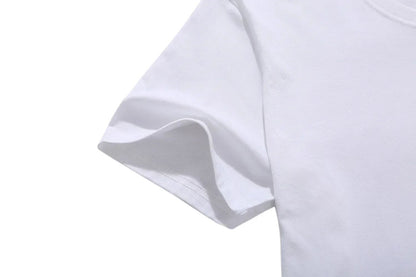 Camiseta Estampada Gato Espacial para Crianças Meninas Meninos Moda Casual Blusas Espaciais Menina Menino Camiseta Gato Fofo Roupa Infantil