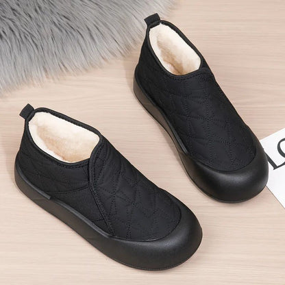 Winter Women's Boots Warm Plush New Platform Snow Boots Anti Slip Waterproof Comfort Lightweight Indoor Casual Warm Cotton Shoes