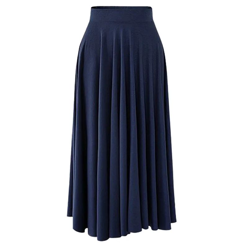 Plus Size High-waisted Skirt Loose-fit Wide-leg Umbrella Skirt Pleats Women's Fashion Clothing Long 80cm