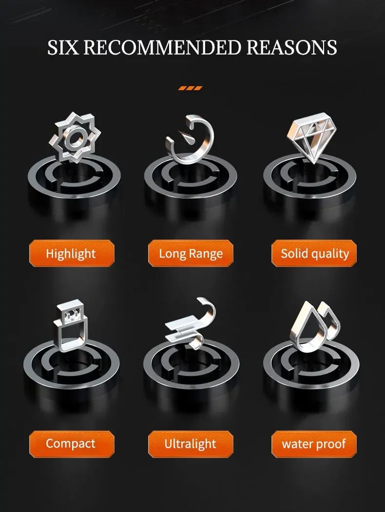 Mini Portable Flashlight Nine XPE Lamp Beads Strong Lighting Using 3 NO.7 Batteries Fixed Focus Pocket Outdoor Emergency Torch