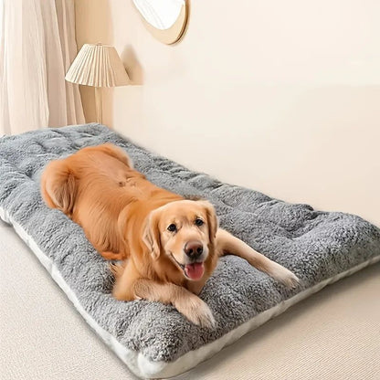 120cm Cama de Sofá para Cachorro Quente Inverno Cama para Cães e Gatos Casa de Dormir Casinha Tapete Gato Filhote Colchão Almofada para Casa de Animais para Cães Grandes