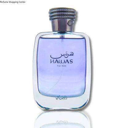 Perfume masculino com feromônio RASASI Hawas, colônia masculina, adequado para qualquer ocasião, fragrância duradoura de 100ml, presente de Natal