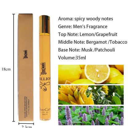 High Quality Body Spray Perfume Luxury Eau De Parfum 80ML Long Lasting One Million Women's Cologne Fragrance Glass