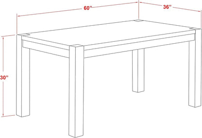 Celina Dining Room Table - Rectangle Rustic  Table