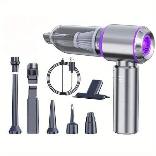 Portable Cordless Handheld Vacuum Cleaner 13000Pa Car Vacuum With Brushless Motor, 4 In 1 For Keyboard, Home, Pet And Car