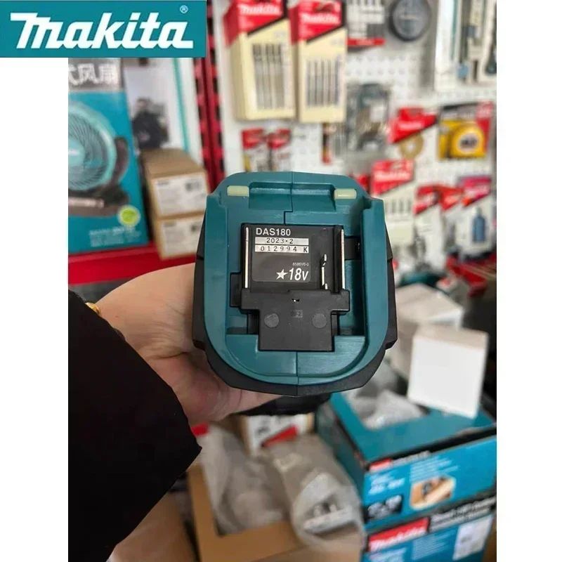 Makita DAS180Z Soprador de Ar a Bateria 18V LXT Sem Escovas 5 Bicos - Limpeza de Pó/Folhas/Carros/Eletrônicos & Oficina (Sem Bateria)